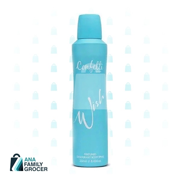 CONFETTI DEODORANT CONFETTI WISH 250ML