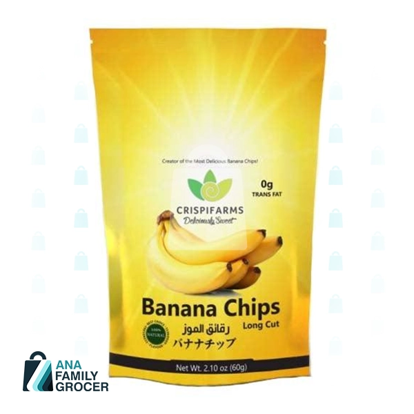 CRISPI FARMS BANANA CHIPS 60G