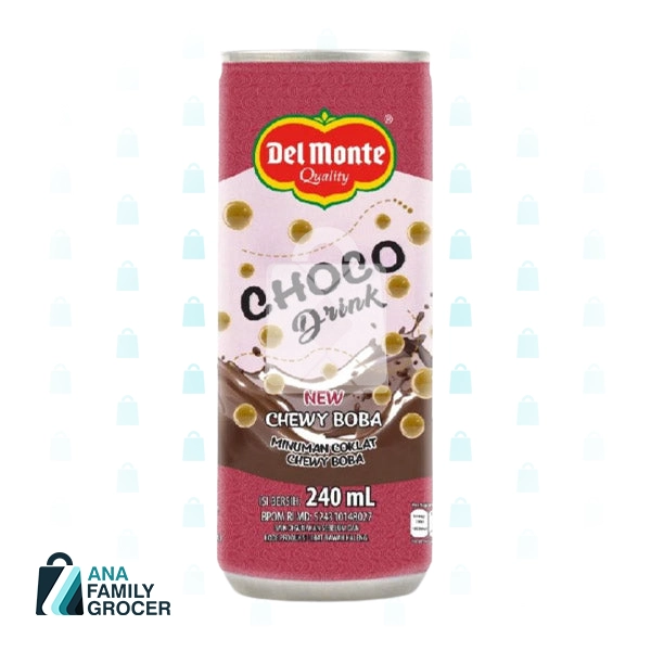 DELMONTE CHOCOLATE CHEWY BOBA 240ML