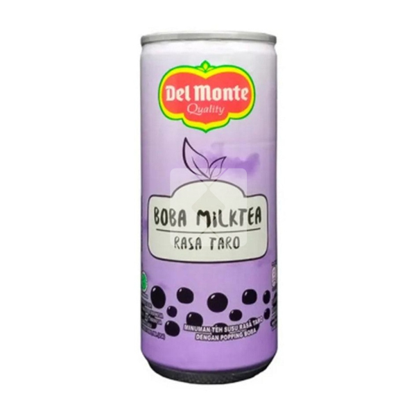DELMONTE MILK TEA TARO BOBA 240ML