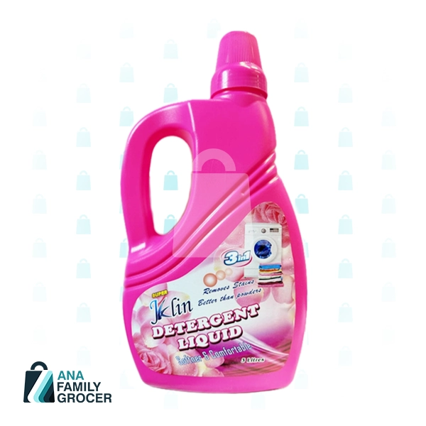 DETERGENT LIQ SUPER KLIN 3IN1 PINK 3L