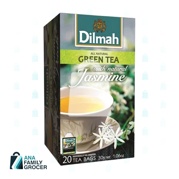 DILMAH GREEN TEA WITH JASMINE 20BAGS