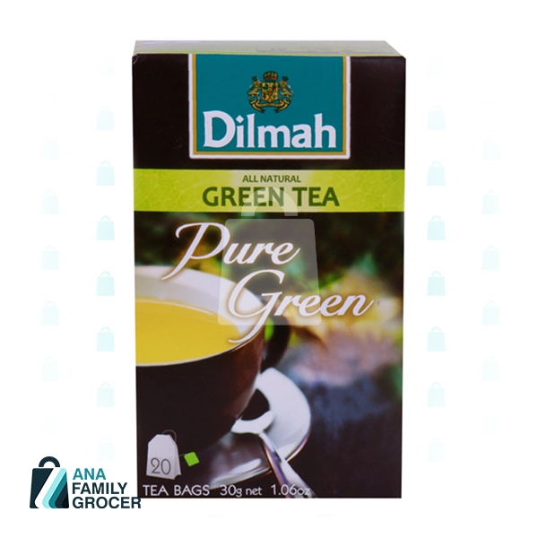 DILMAH PURE GREEN TEA 20 BAGS