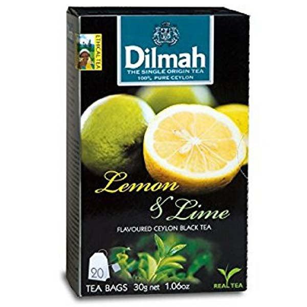 DILMAH TEA LEMON & LIME 20 BAGS