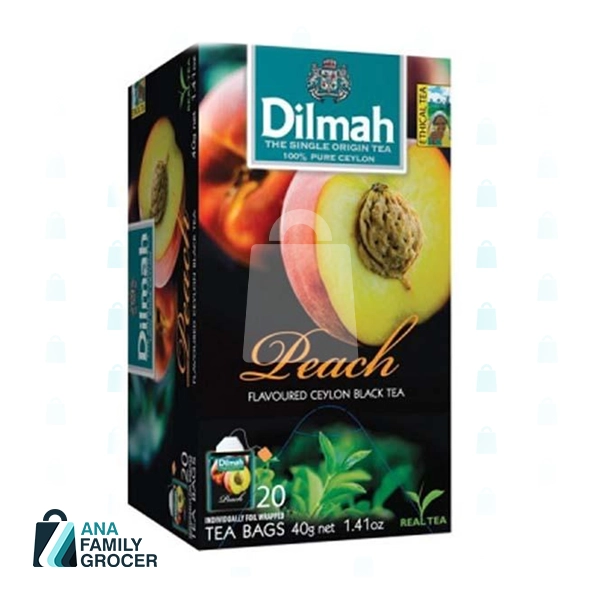 DILMAH TEA BAG PEACH 20 BAGS