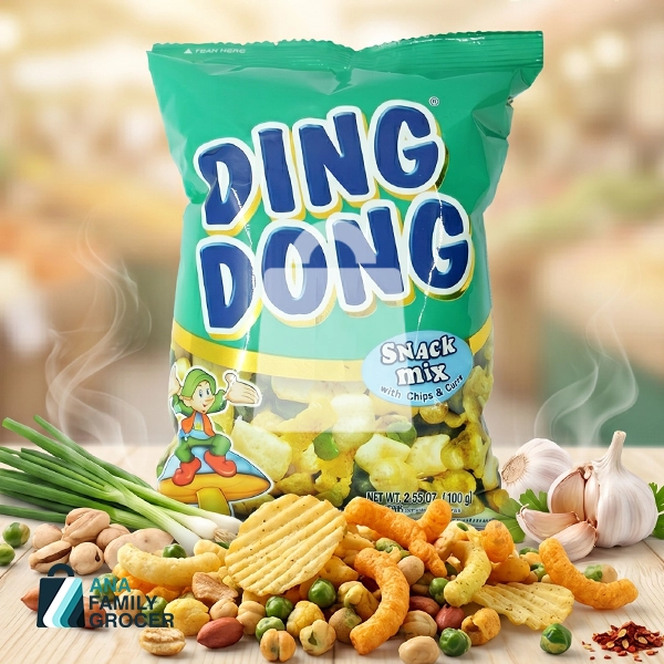 DING DONG SNACKS MIX WITH CHIPS & CURLS 95G 