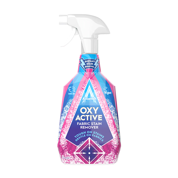 ASTONISH 9330-OXY ACTIVE FABRIC STAIN REMOVER PINK BLOSSOM 750ML