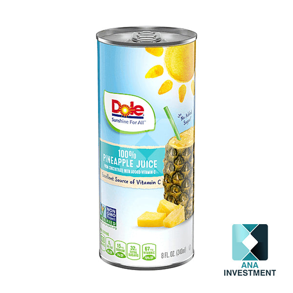 DOLE PINEAPPLE JUICE 240ML