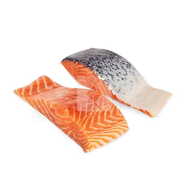 SALMON FILLET SKIN PER KG