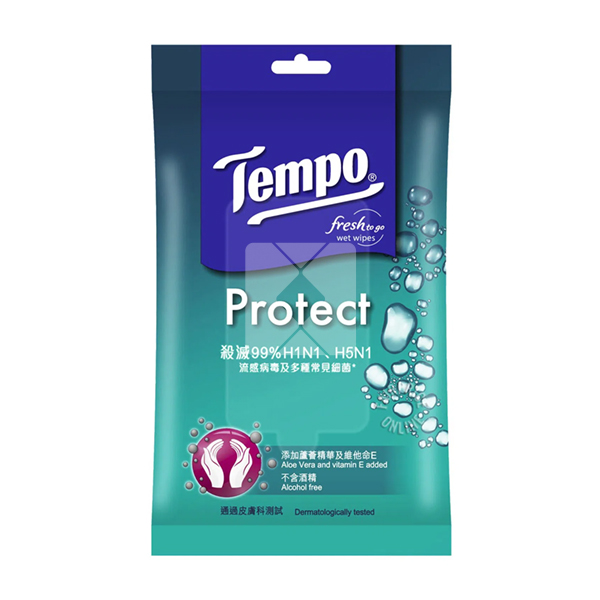 TEMPO PROTECT WET WIPES