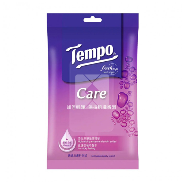 TEMPO CARE WET WIPES 