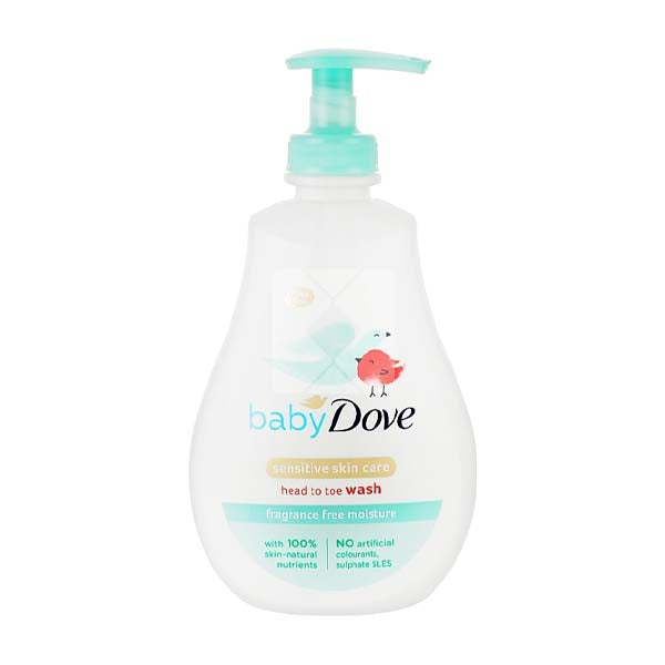 DOVE BABY BODY WASH HEAD TO TOE WASH SENSITIVE MOISTURE 400ML