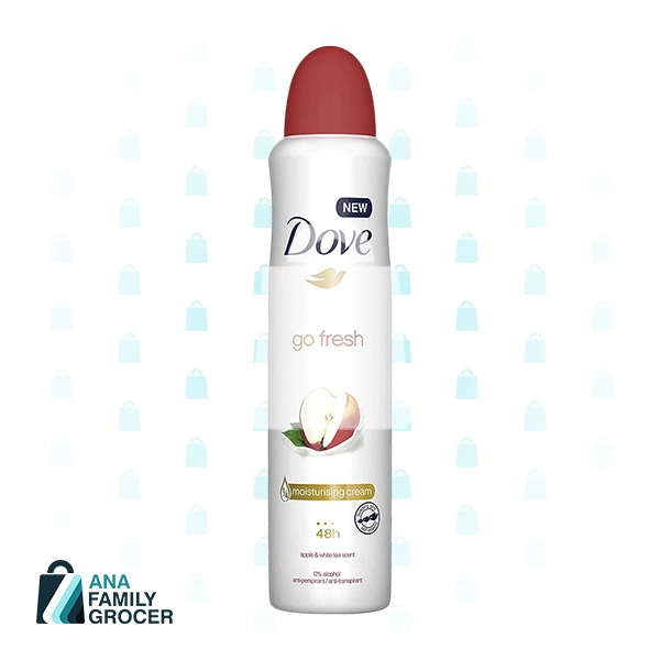 DOVE DEODORANT GO FRESH APPLE 250ML