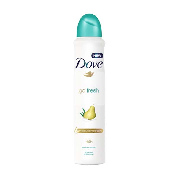 DOVE DEODORANT GO FRESH PEAR & ALOE 250ML