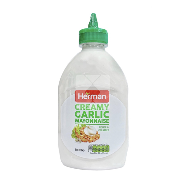 HERMAN MAYONNAISE (CREAMY GARLIC) 500ML