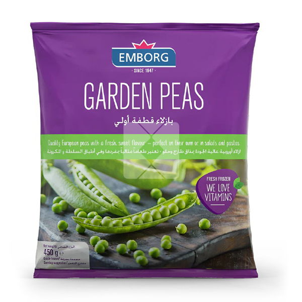 FROZEN GARDEN PEAS 450G