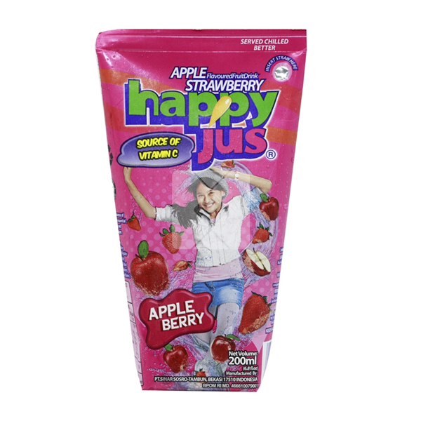 HAPPY JUS APPLE BERRY 200ML