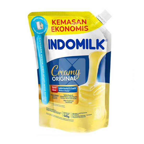 INDOMILK SWEET CONDENSED CREAMER POUCH 545G