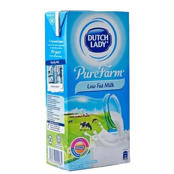 DUTCH LADY UHT MILK LOW-FAT 1LTR