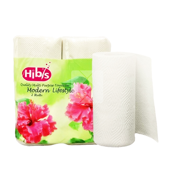 HIBIS 9" KITCHEN TOWEL ROLL X 2