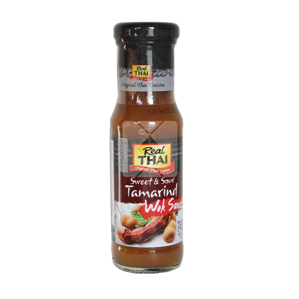 REAL THAI SWEET & SOUR TAMARIND WOK SAUCE 170G