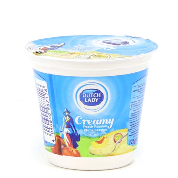 DUTCH LADY YOGURT PEACH PASSION 125GM