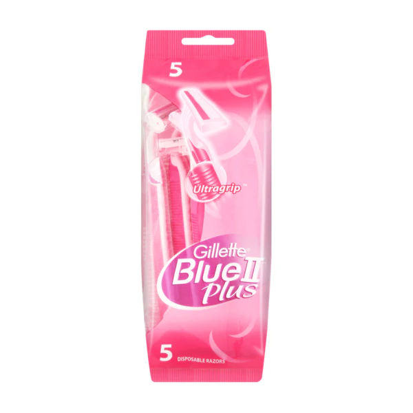 GILLETTE BLUE 2 PLUS DISPOSABLE FOR WOMEN - PACK OF 5