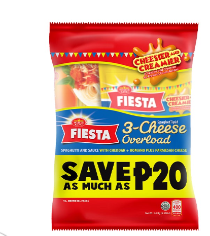 WHITE KING FIESTA SPAGHETTI 3 CHEESE 1.6KG