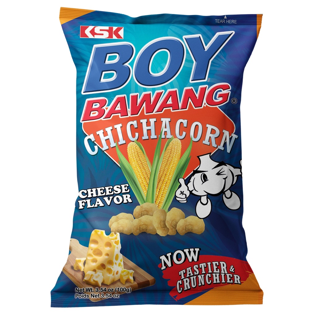 BOY BAWANG CORNICK CHICHACORN  CHEESE 100G