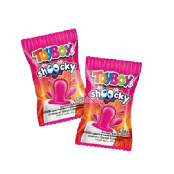 TOYBOX SHOOCKY SOUR GUM WITH STRAWBERRY 4G
