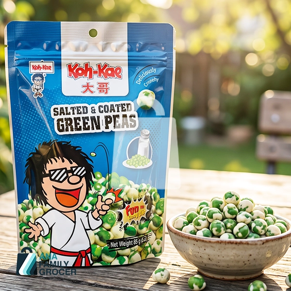 KOH-KAE SALTED GREEN PEAS PKT 85G 