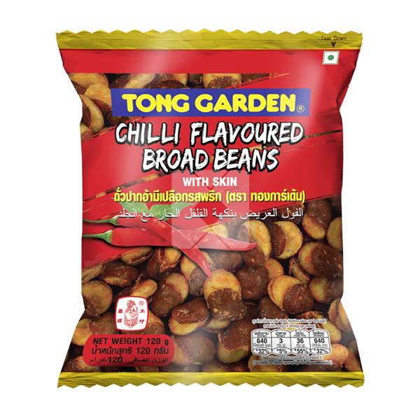 TONG GARDEN BROAD BEANS CHILLI 120G