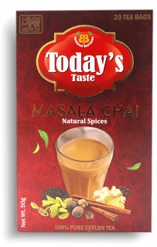 MASALA CHAI TEA BAGS TODAY 2.5G X 20
