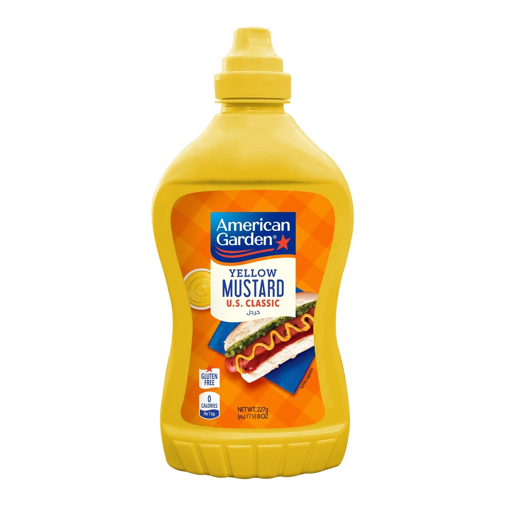 AMERICAN GARDEN YELLOW MUSTARD 227G
