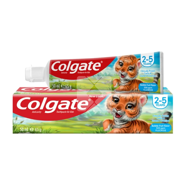 COLGATE TOOTHPASTE 2-5 YEARS BUBBLE FRUIT 65G