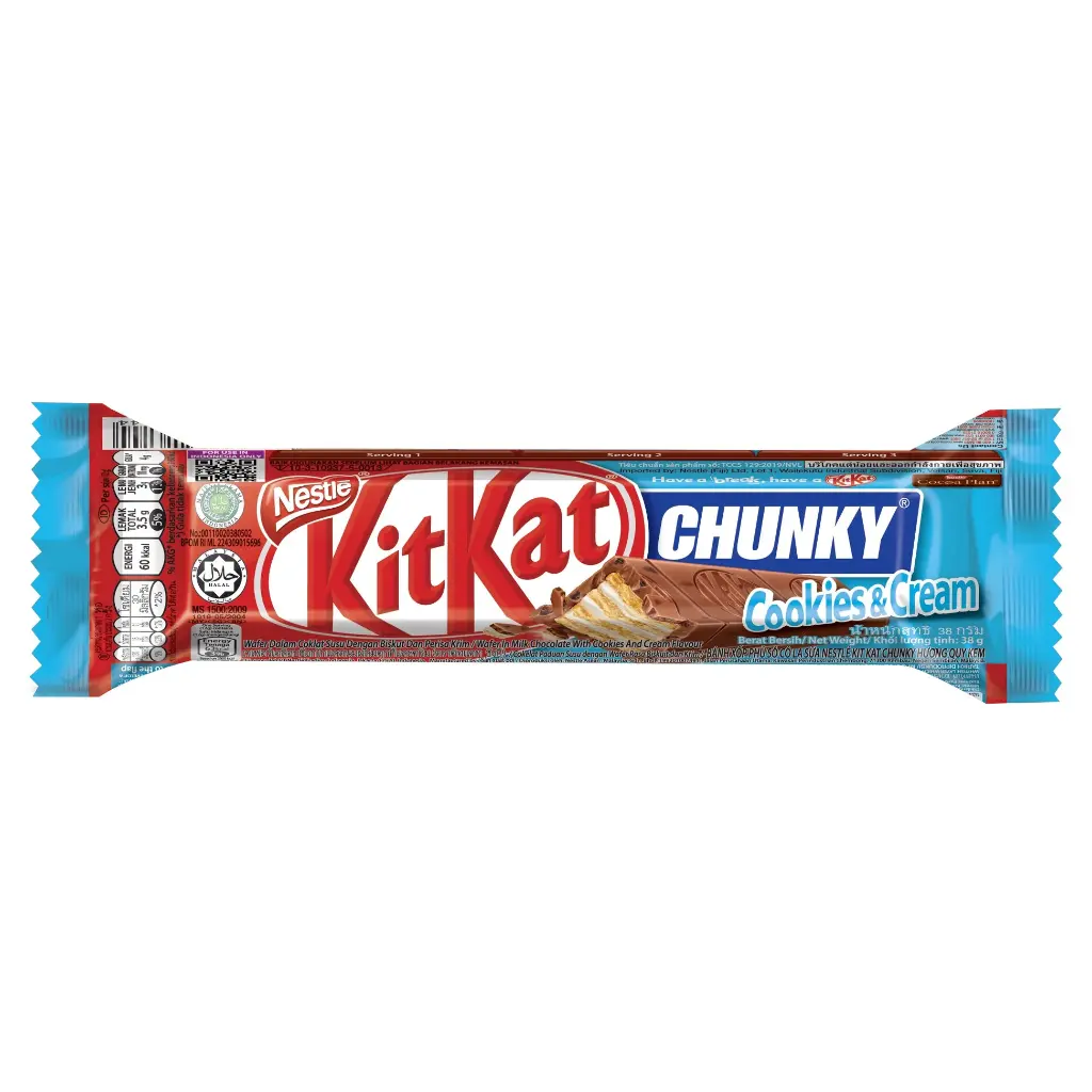 KIT KAT CHUNKY COOKIES & CREAM 38G