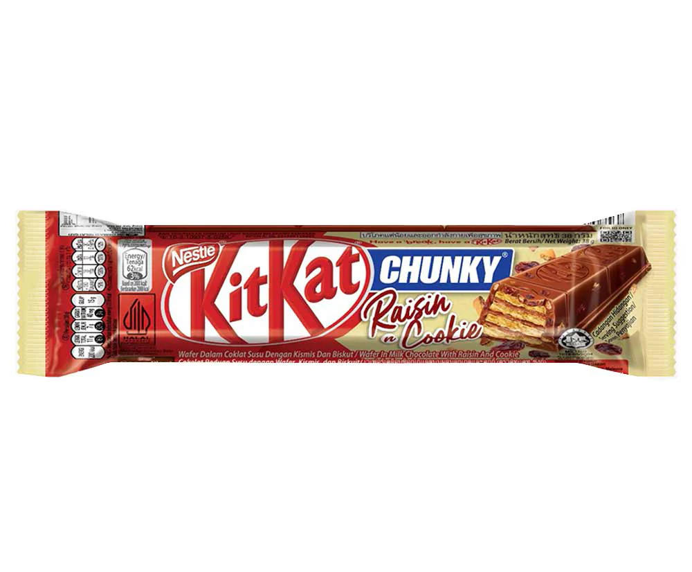 KIT KAT CHUNKY RAISIN & COOKIES 38G