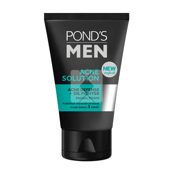 PONDS MEN FACE WASH ACNE SOLUTION 100G