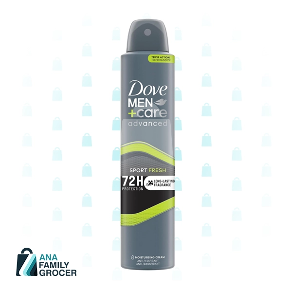 DOVE DEO BODY SPRAY SPORT FRESH (M) 150ML
