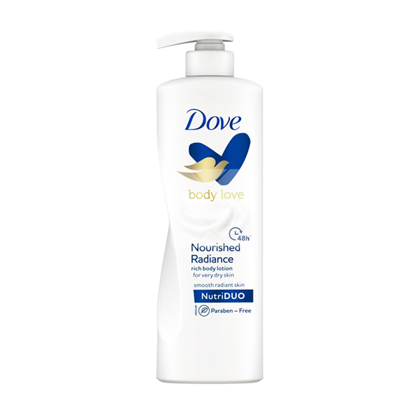 DOVE BODY LOTION NOURISHED RADIANCE 400ML