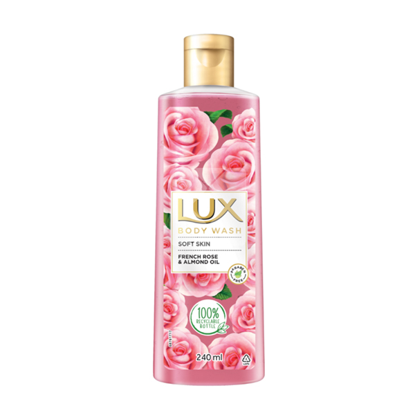 LUX BODY WASH SOFT SKIN 240ML