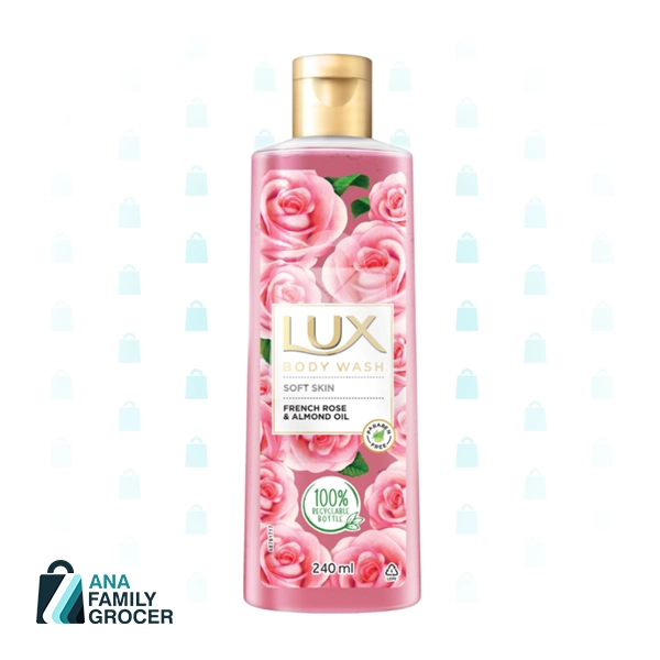 LUX BODY WASH SOFT SKIN 240ML