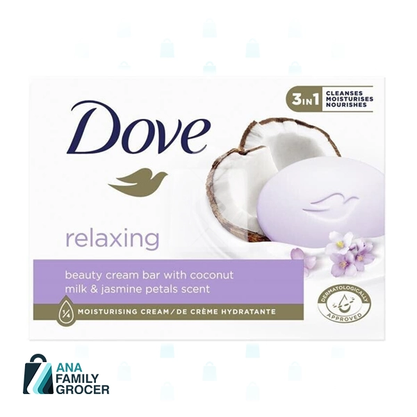 DOVE SOAP RELAXING COCONUT 90G