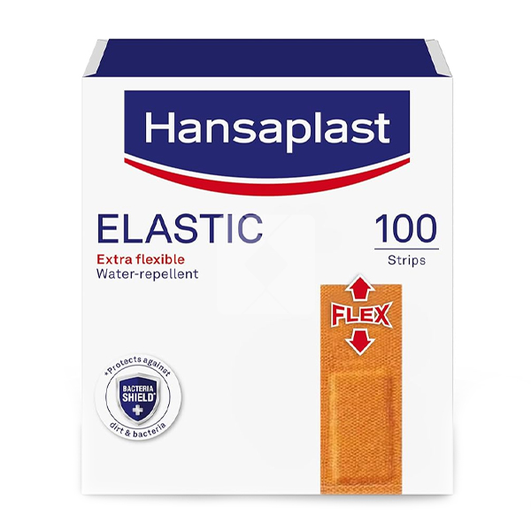 HANSAPLAST ELASTIC PLASTER STRIPS 100PCS