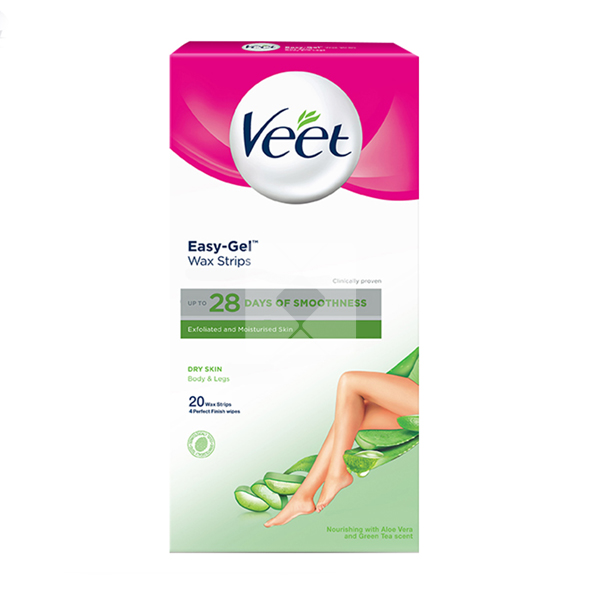 VEET WAX STRIPS DRY SKIN 20'S