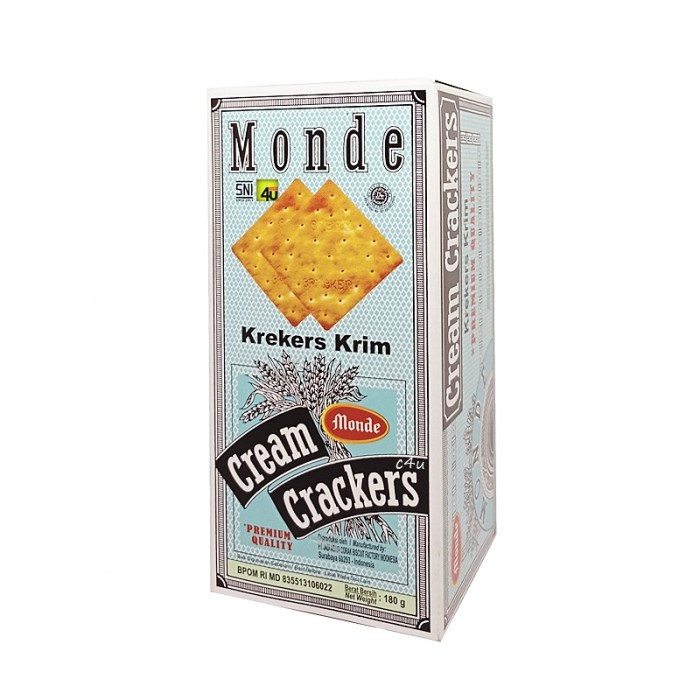 MONDE CREAM CRACKERS 180G