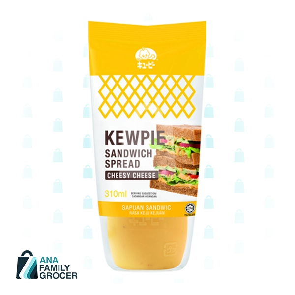 KEWPIE SANDWICH SPREAD CHEESY CHEESE 310ML