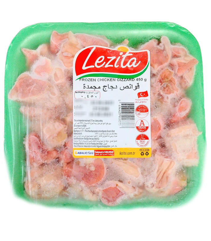 LEZITA CHICKEN GIZZARD 450GM