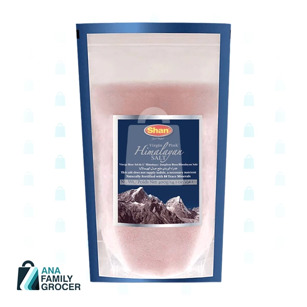 SHAN HIMALAYAN SALT VIRGIN PINK PKT 400G