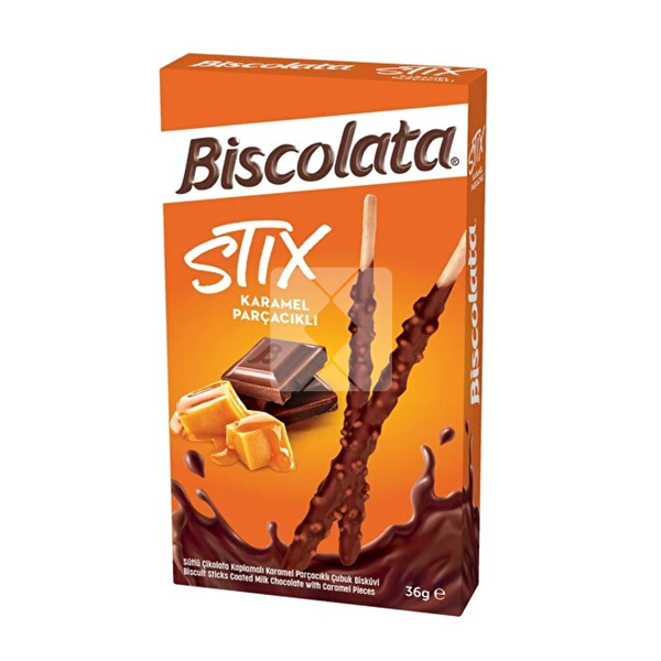 SOLEN BISCOLATA STIX KARAMEL 32G